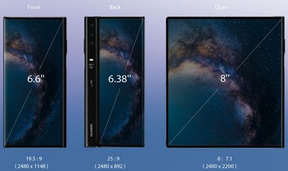 Смартфон с Гибким экраном Huawei Mate X