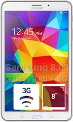 Планшет Самсунг Галакси таб 4 с 8-дюймовым экраном, сим-картой и 3G интернетом.